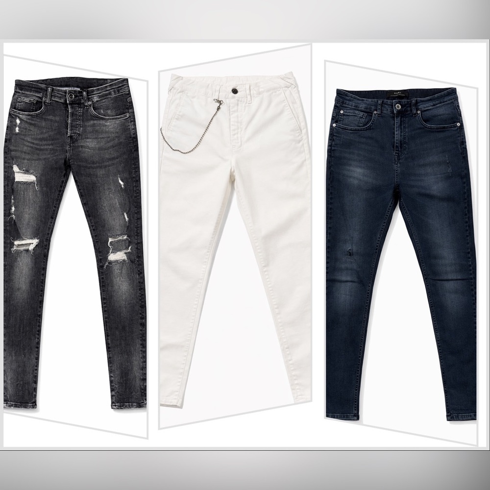 Lot of 3 Pants Same Shape Same Size. Man See Description